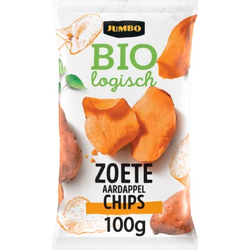 Jumbo Biologisch Zoete Aardappelchips 100 g