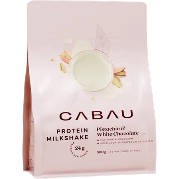 Cabau Lifestyle Protein Milkshake Pistachio White Chocolate 500g