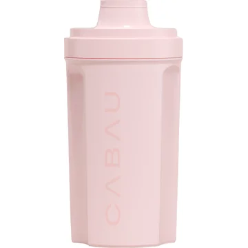 Cabau Lifestyle Shake Beker Transparant Pink 1 Stuk