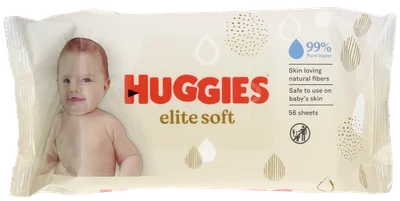 Huggies Baby wipes elite soft