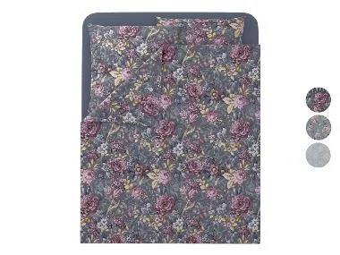 LIVARNO® Dekbedovertrekset 240 x 220 cm - met hoeslaken