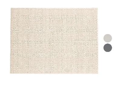 LIVARNO® Vloerkleed 115 x 180 cm - laagpolig - geschikt voor vloerverwarming