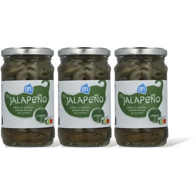 AH Jalapeno plakjes 3-pack