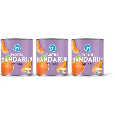 AH Partjes mandarijn op sap 3-pack