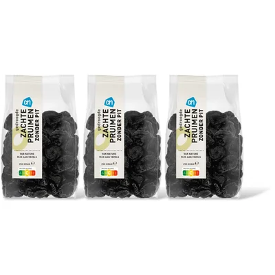 AH Zachte pruimen zonder pit 3-pack
