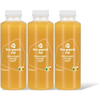 AH Vrs geprst sap sinaasappl mango appl 3pk