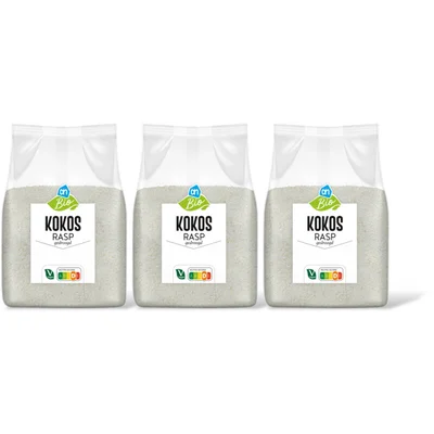 AH Biologisch Kokos rasp 3-pack