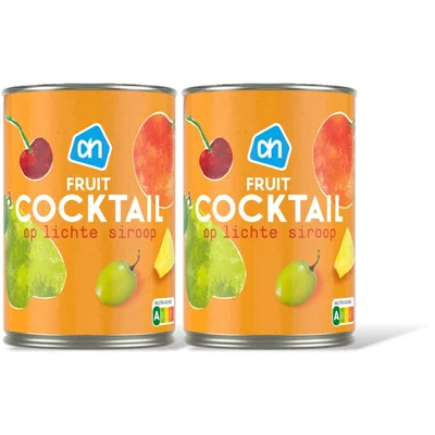 AH Fruitcocktail siroop 2-pack