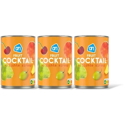AH Fruitcocktail siroop 3-pack