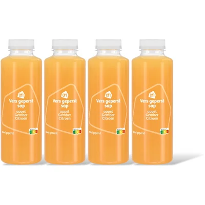 AH Vers geperst sap appel gember citron 4pk