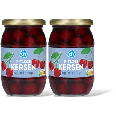 AH Pitloze kersen op siroop 2-pack