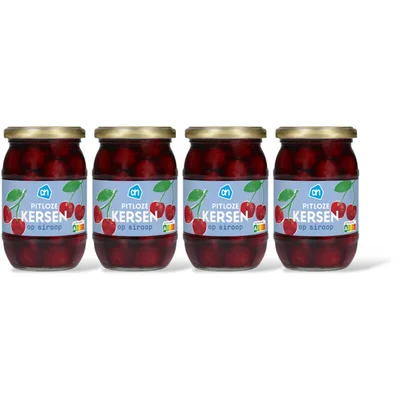 AH Pitloze kersen op siroop 4-pack