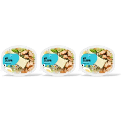 AH Maaltijdsalade kip caesar 3-pack