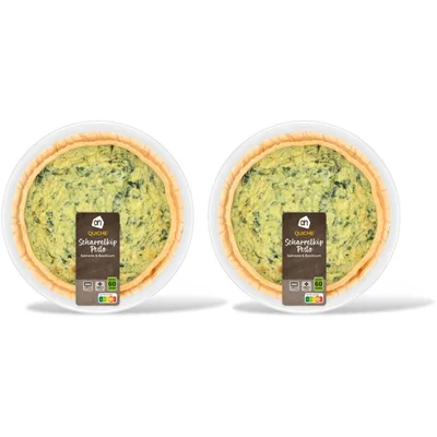 AH Quiche kip pesto spinazie 2-pack
