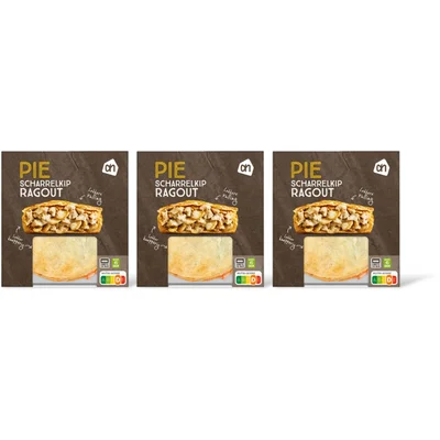 AH Pie scharrelkip ragout 3-pack