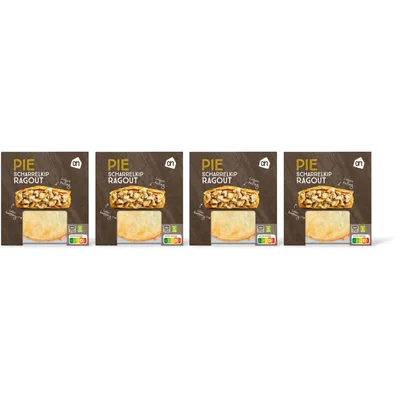 AH Pie scharrelkip ragout 4-pack