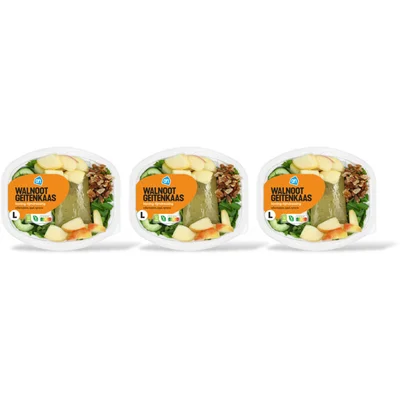 AH Maaltijdsalade walnoot geitenkaas 3-pack