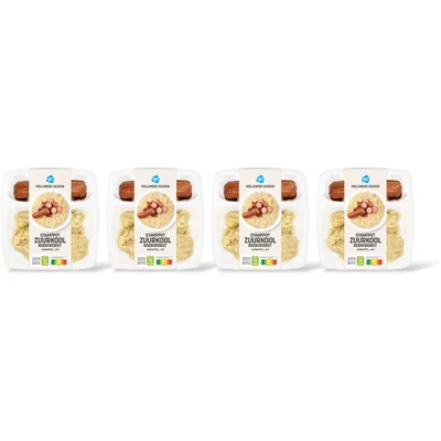 AH Stamppot zuurkool rookworst 4-pack