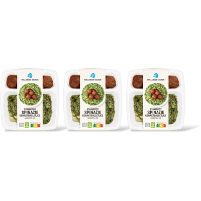 AH Stamppot spinazie gehaktballetjes 3-pack