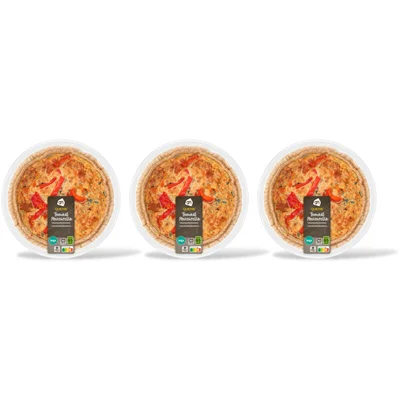 AH Quiche tomaat mozzarella vlkrn bodem 3pk