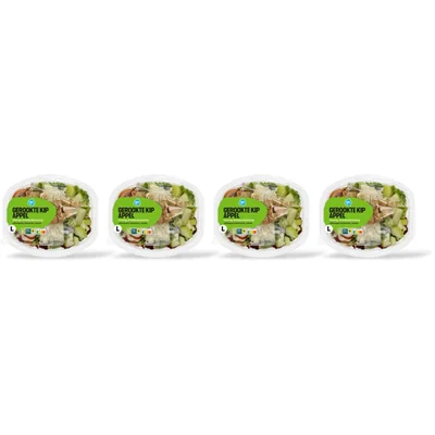 AH Maaltijdsalade gerookte kip appel 4-pack