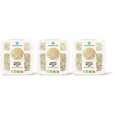 AH Stamppot witlof ham 3-pack