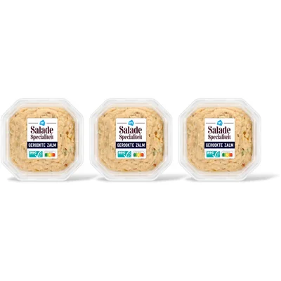 AH Salade specialiteit gerookte zalm 3-pack