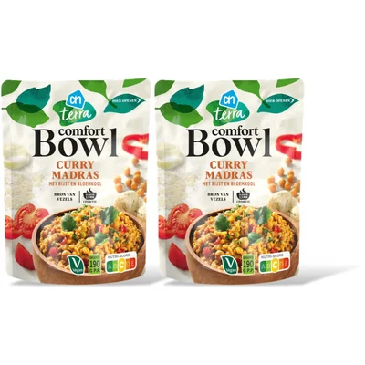 AH Terra Comfort bowl curry madras 2-pack
