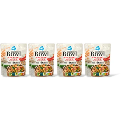 AH Comfort bowl rode curry met kip 4-pack