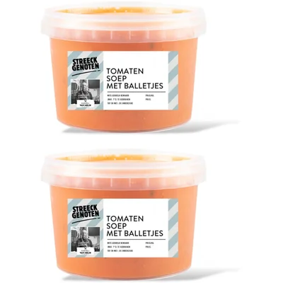 Streeckgenoten Tomatensoep met balletjes 2-pack