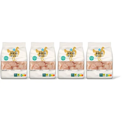 AH Scharrel kipfilet blokjes 4 pack