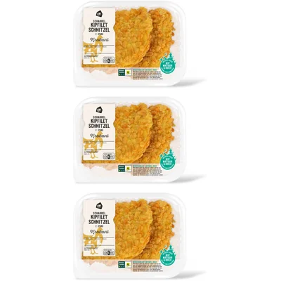 AH Scharrel krokante kipfiletschnitzel 3-pk