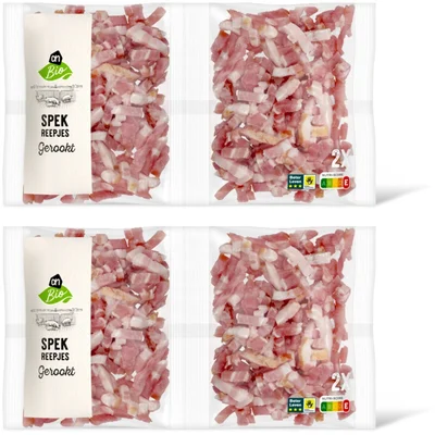 AH Biologisch Spekreepjes gerookt 2-pack