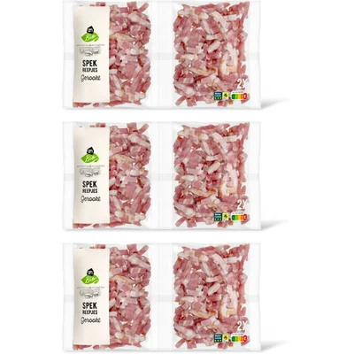 AH Biologisch Spekreepjes gerookt 3 pack