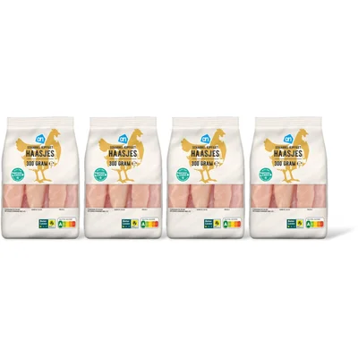 AH Kipfilethaasjes 4-pack
