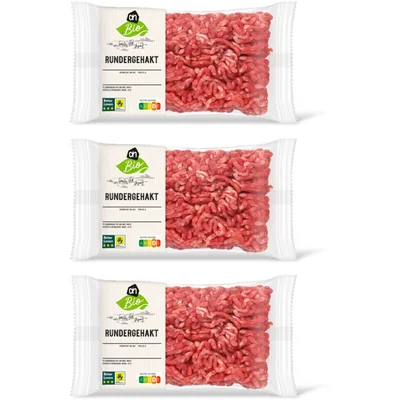 AH Biologisch Rundergehakt 3-pack.