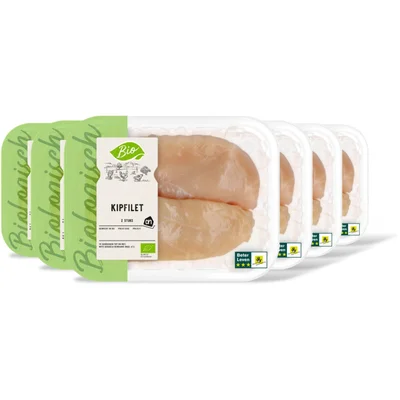 AH Biologisch Kipfilet 2 stuks 6-pack