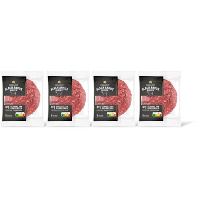 AH Excellent Black angus burger 4-pack