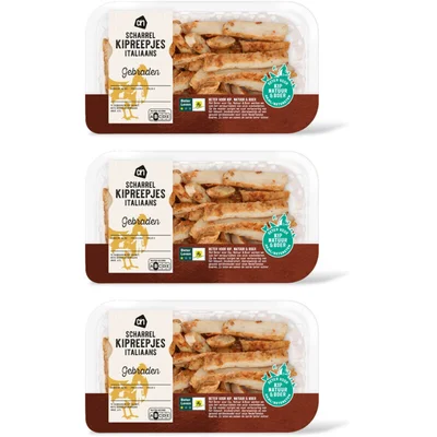 AH Scharrelkipreepjes Italiaan gebraden 3pk