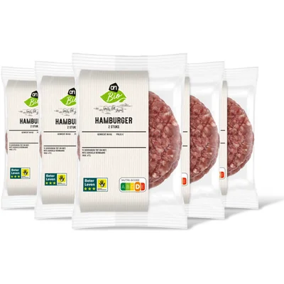 AH Biologisch Hamburger 2 stuks 5-pack