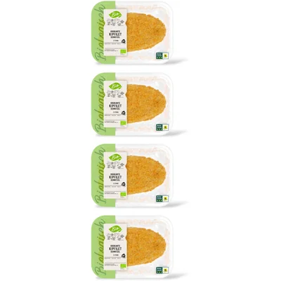 AH Biologisch Krokante kipfiletschnitzel 4-pack