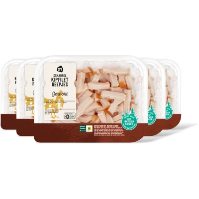 AH Scharrel kipfiletreepjes gerookt 5-pack
