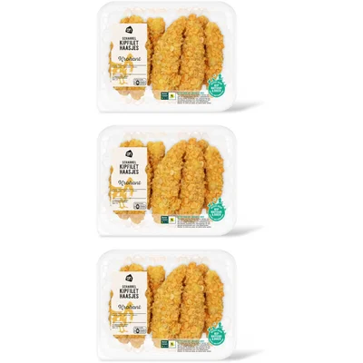AH Scharrel krokante kipfilethaasjes 3-pack