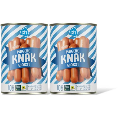 AH Magere knakworst 2-pack