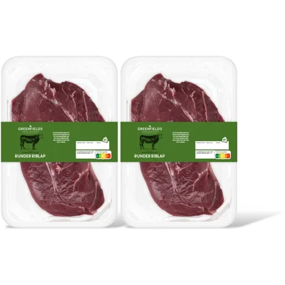 AH Greenfields Runder riblap 2-pack