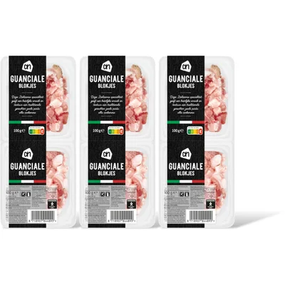 AH Guanciale blokjes 3-pack
