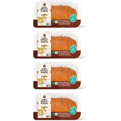 AH Scharrel kipfilet plakjes gerookt 4-pack