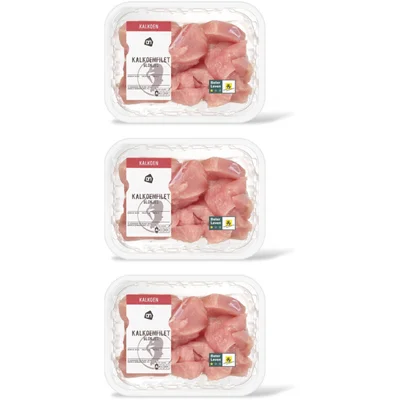 AH Kalkoenfilet blokjes 3-pack