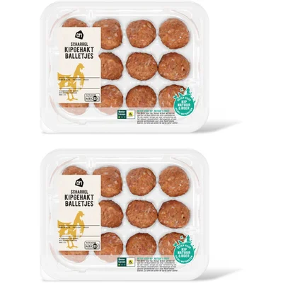 AH Scharrel kipgehaktballetjes 2-pack