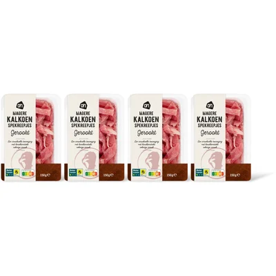 AH Magere spekreepjes kalkoen 4-pack